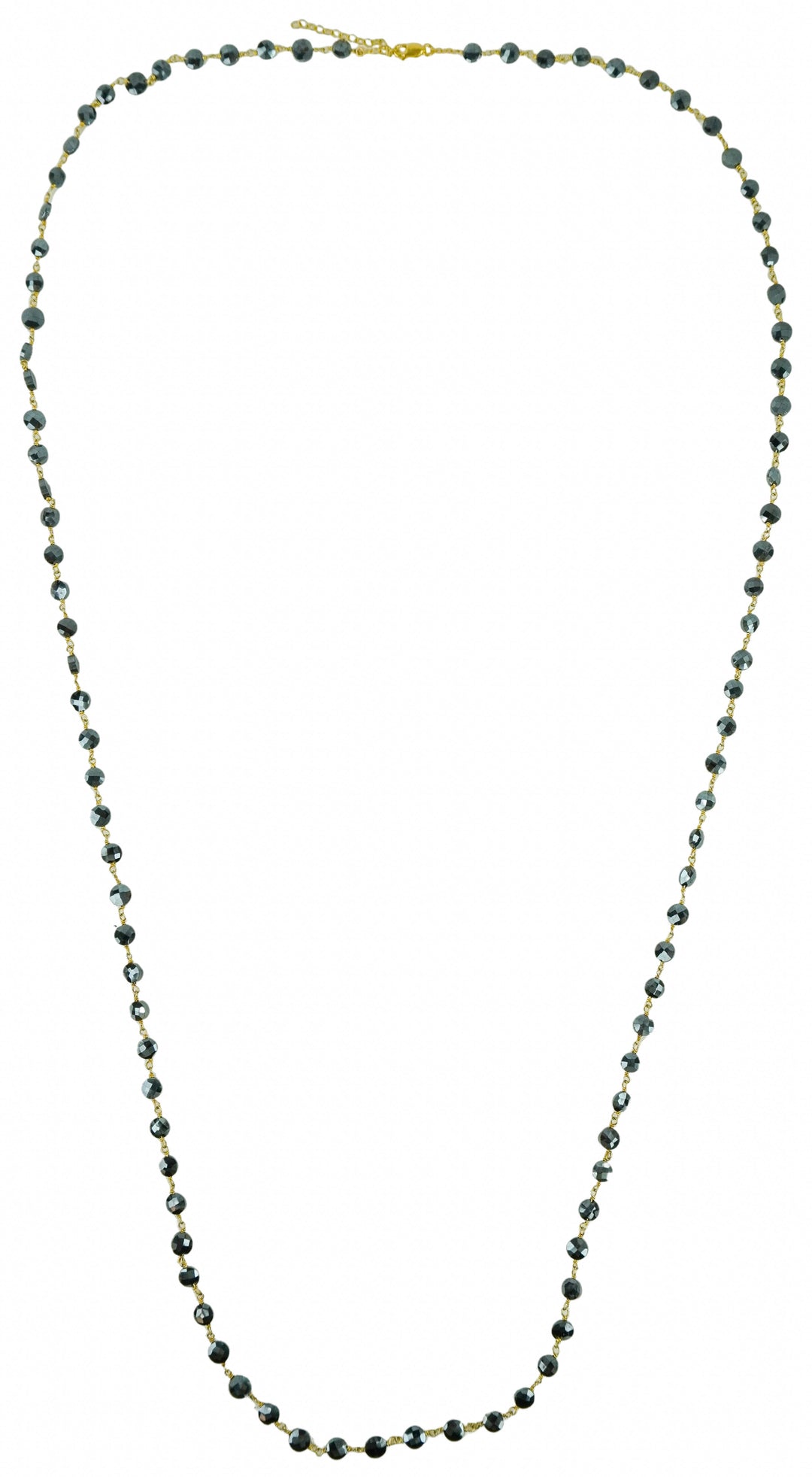 Ela Rae Diana Coin Necklace in Mystic Black Spinel - Discounts on Ela Rae at UAL