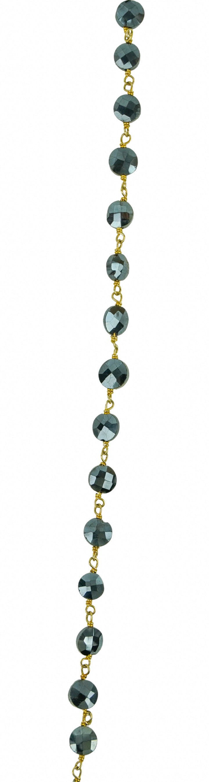 Ela Rae Diana Coin Necklace in Mystic Black Spinel - Discounts on Ela Rae at UAL