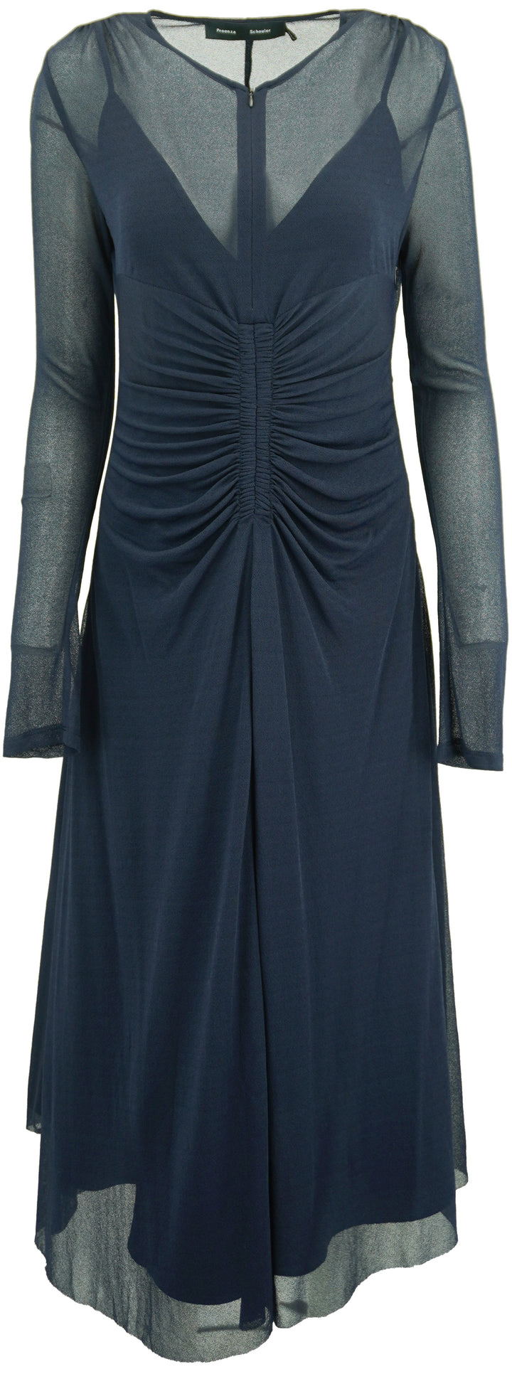 Proenza Schouler Kerstin Crepe Jersey Dress in Navy - Discounts on Proenza Schouler at UAL
