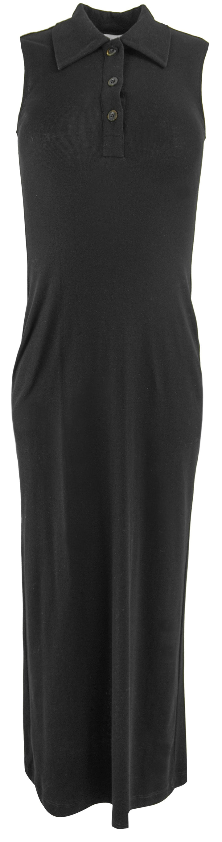 Rosetta Getty Sleeveless Polo Dress in Black - Discounts on Rosetta Getty at UAL