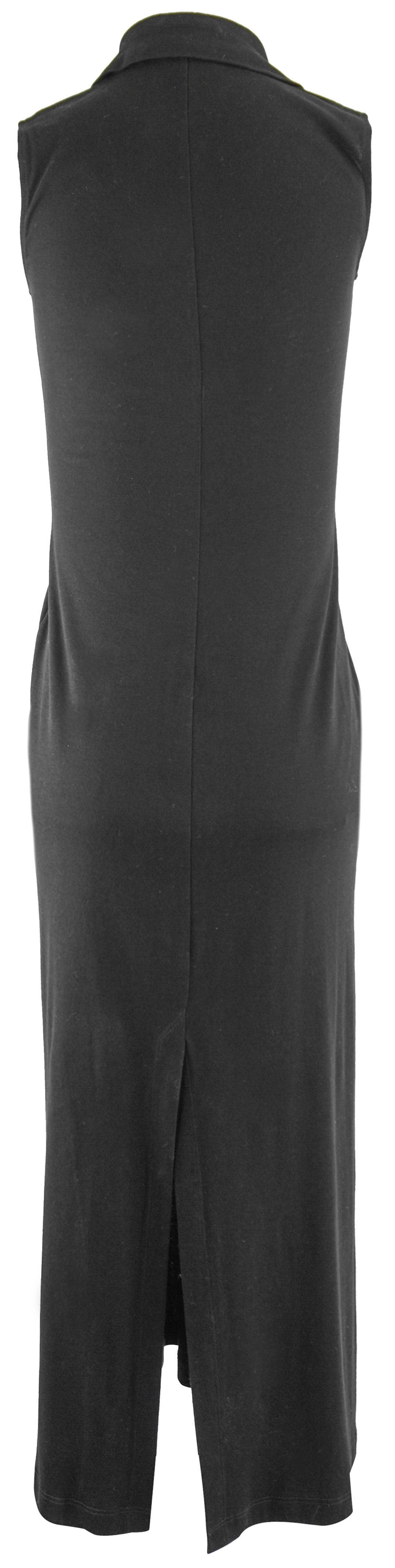 Rosetta Getty Sleeveless Polo Dress in Black - Discounts on Rosetta Getty at UAL