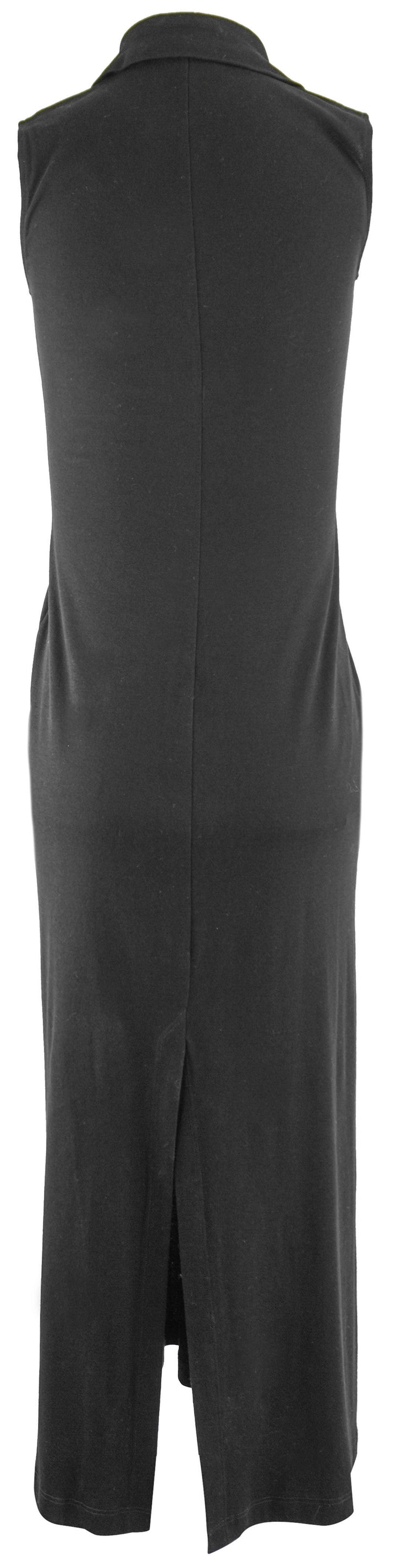 Rosetta Getty Sleeveless Polo Dress in Black - Discounts on Rosetta Getty at UAL