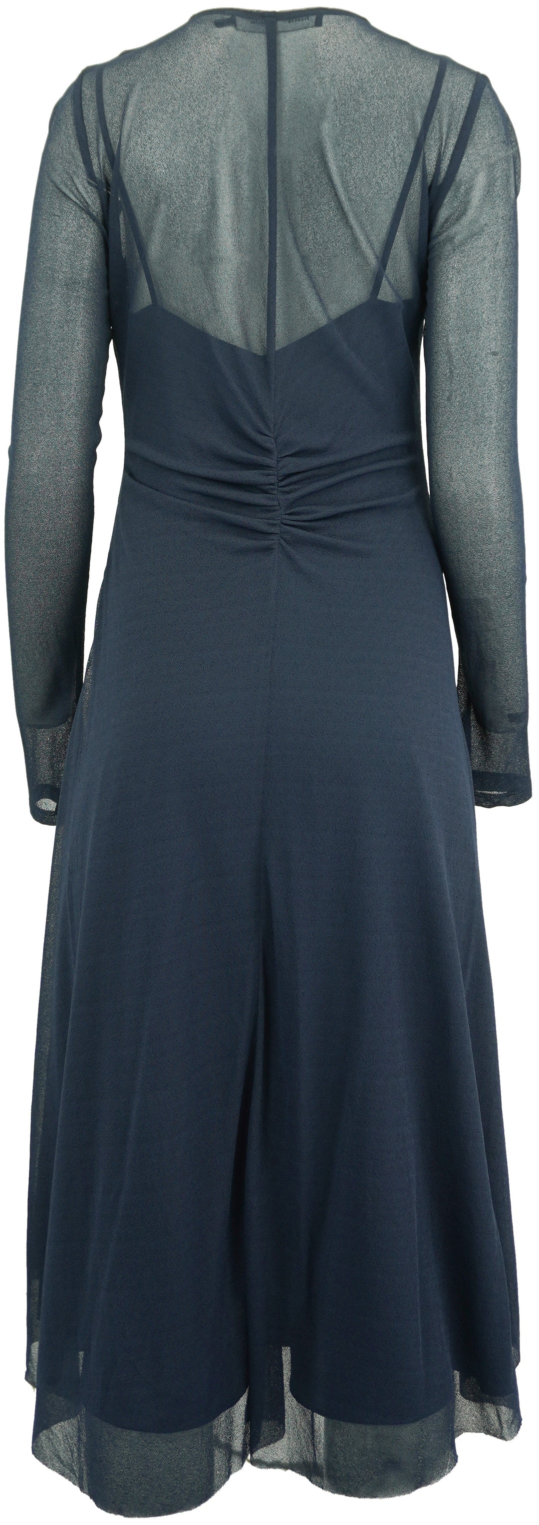 Proenza Schouler Kerstin Crepe Jersey Dress in Navy - Discounts on Proenza Schouler at UAL