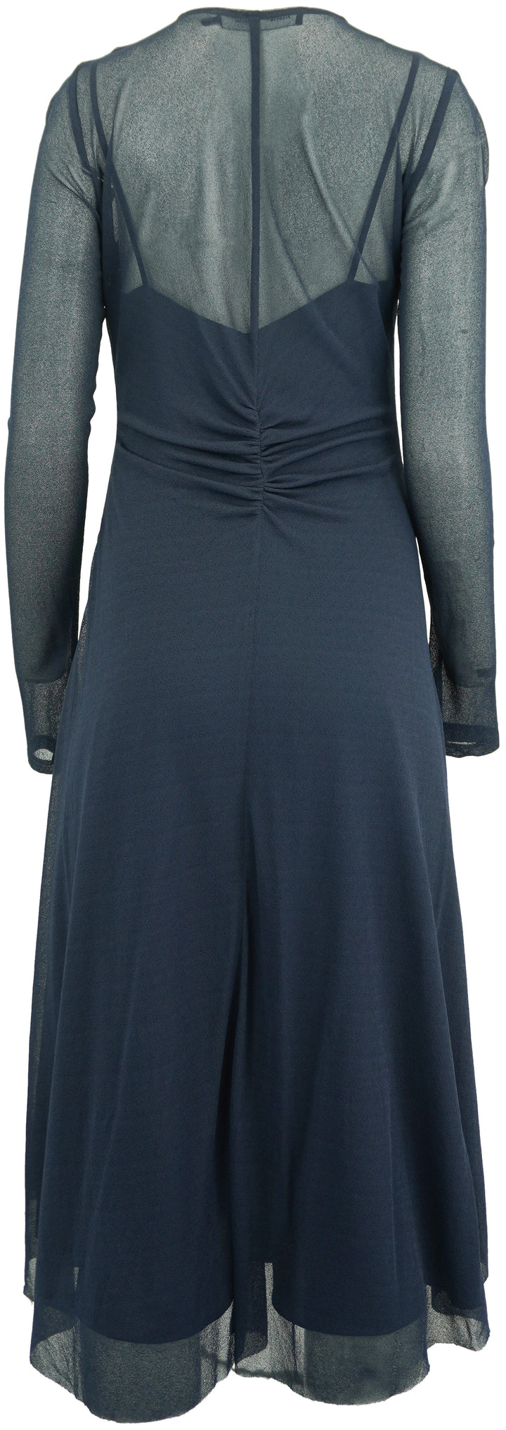 Proenza Schouler Kerstin Crepe Jersey Dress in Navy - Discounts on Proenza Schouler at UAL