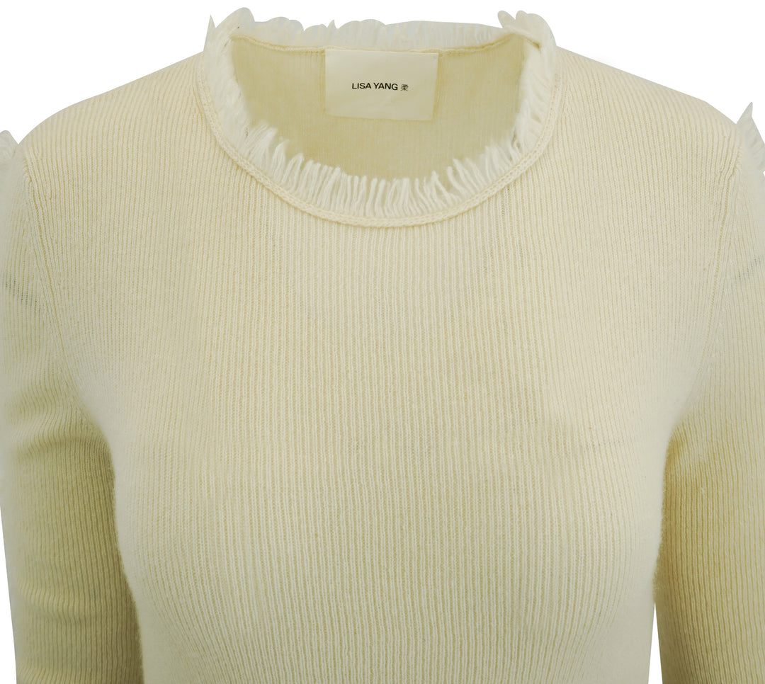 Lisa Yang Jordyn Dress in Cream