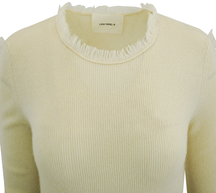 Lisa Yang Jordyn Dress in Cream