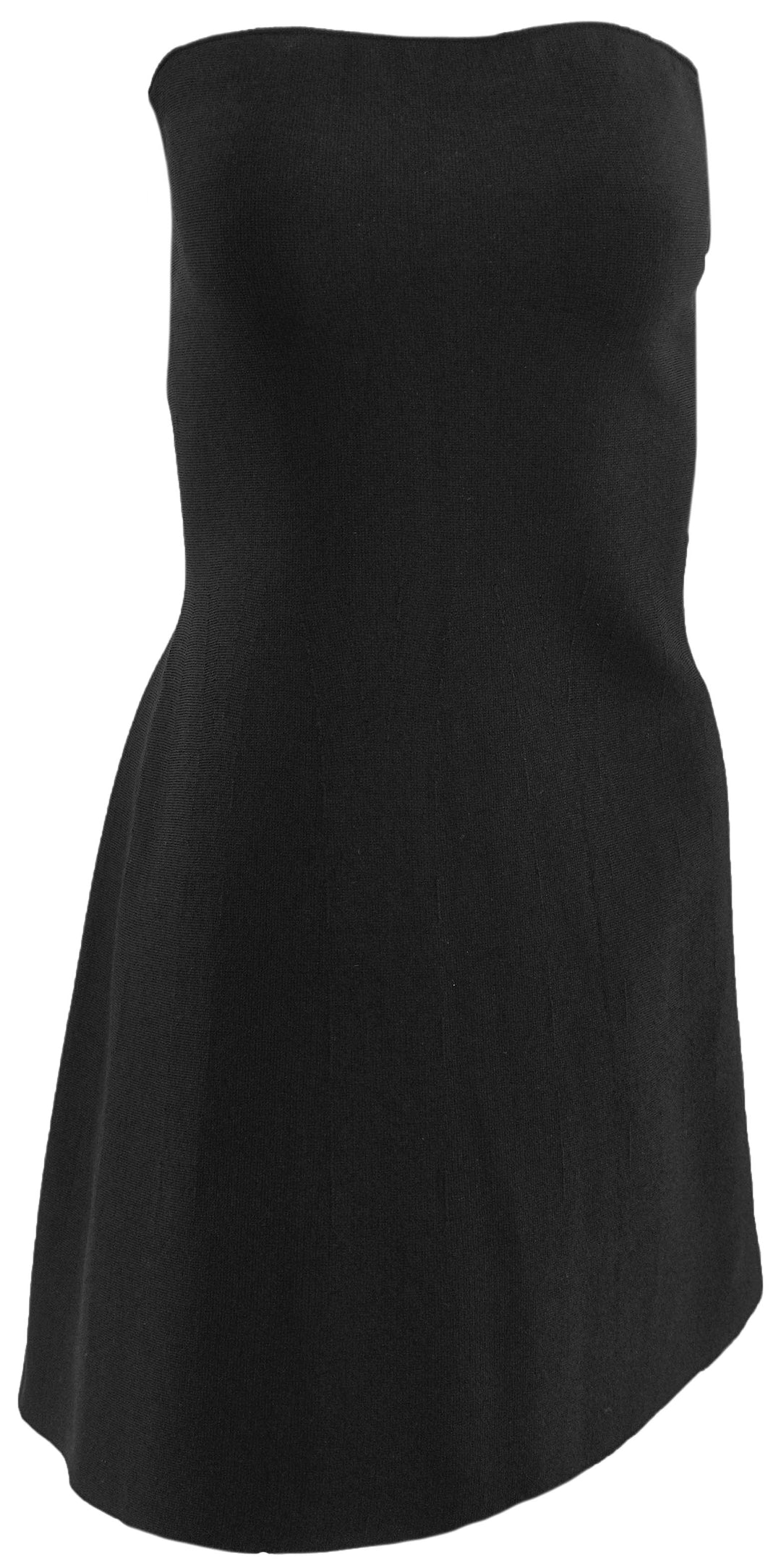 Brandon Maxwell Strapless Mini Dress with Bell Skirt in Black - Discounts on Brandon Maxwell at UAL