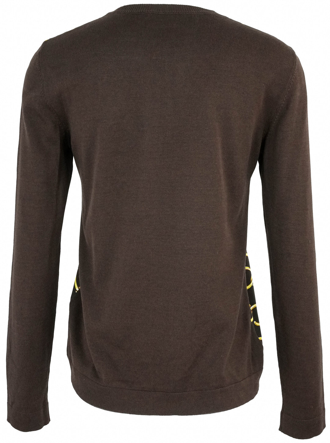 Oscar de la Renta Silk Knit Cardigan in Brown - Discounts on Oscar de la Renta at UAL