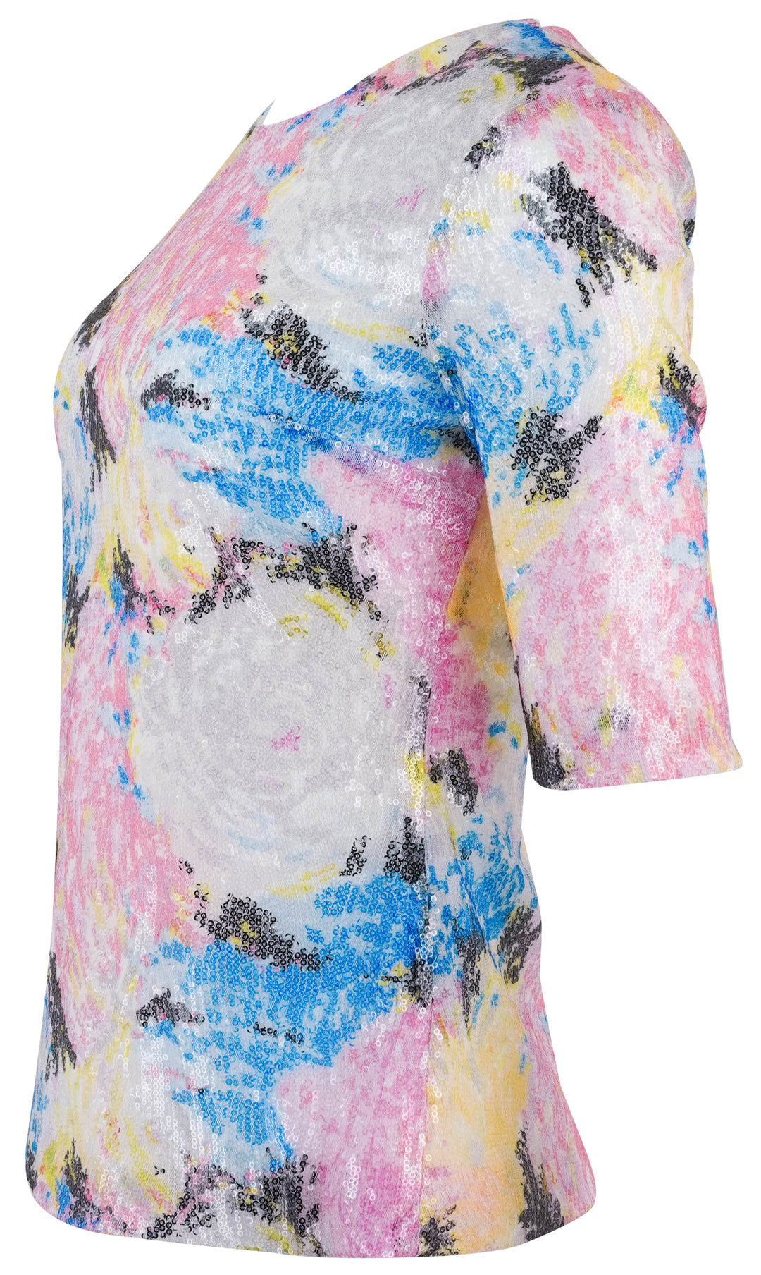 Rosetta Getty Sequin Top in Multi - Discounts on Rosetta Getty at UAL