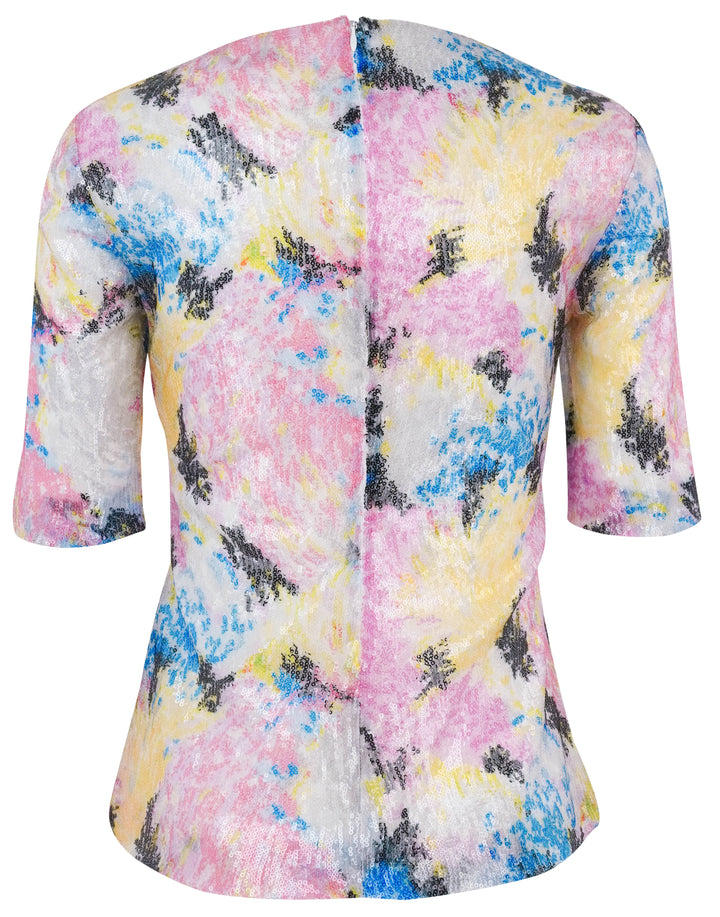 Rosetta Getty Sequin Top in Multi - Discounts on Rosetta Getty at UAL