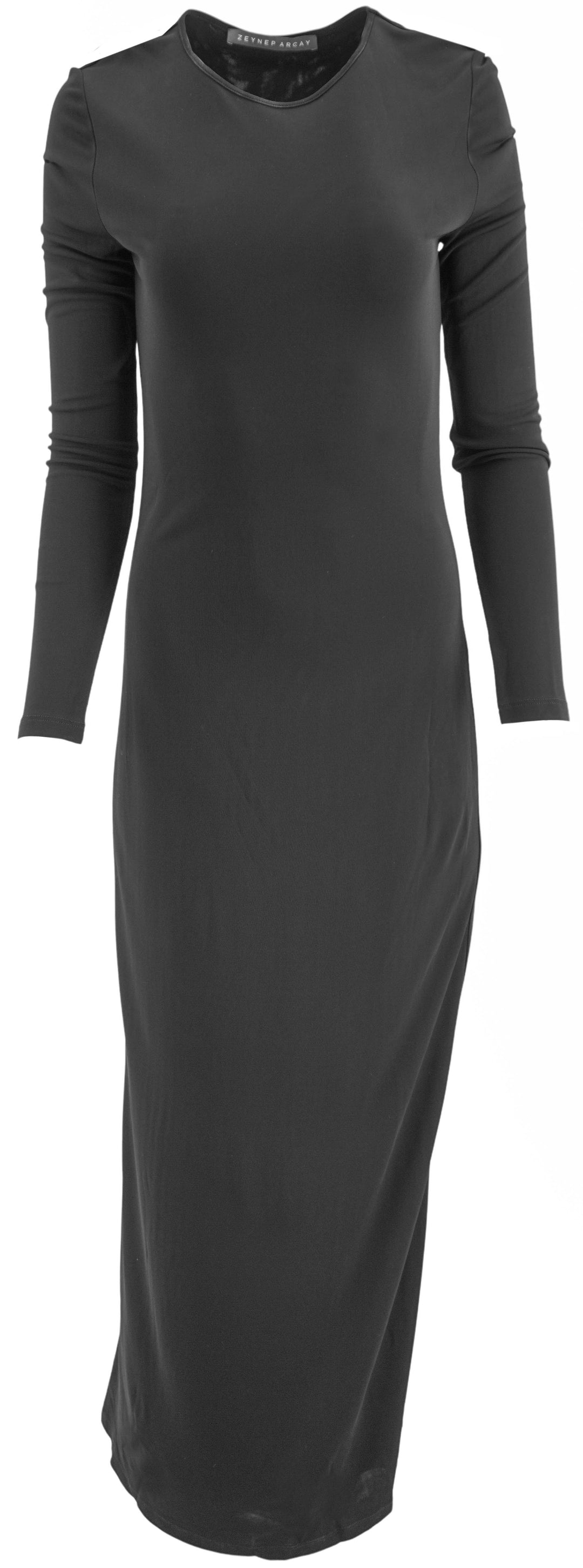 Zeynep Arcay Jersey Maxi Dress in Black - Discounts on Zeynep Arcay at UAL