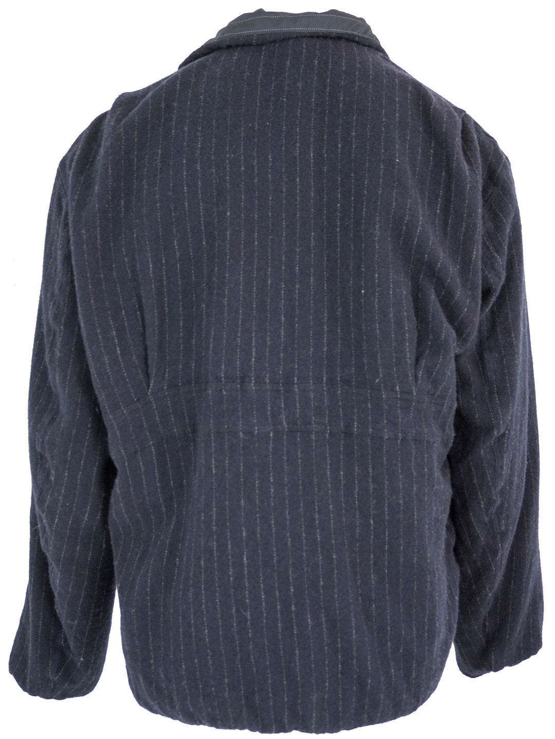 Sacai Wool Shrivel Reversible Jacket in Black - Discounts on sacai at UAL