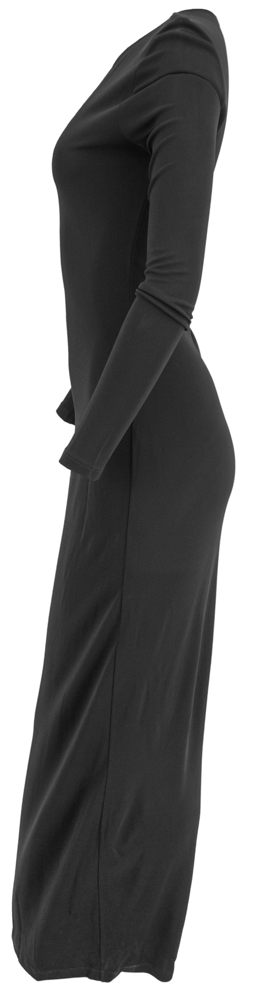 Zeynep Arcay Jersey Maxi Dress in Black - Discounts on Zeynep Arcay at UAL