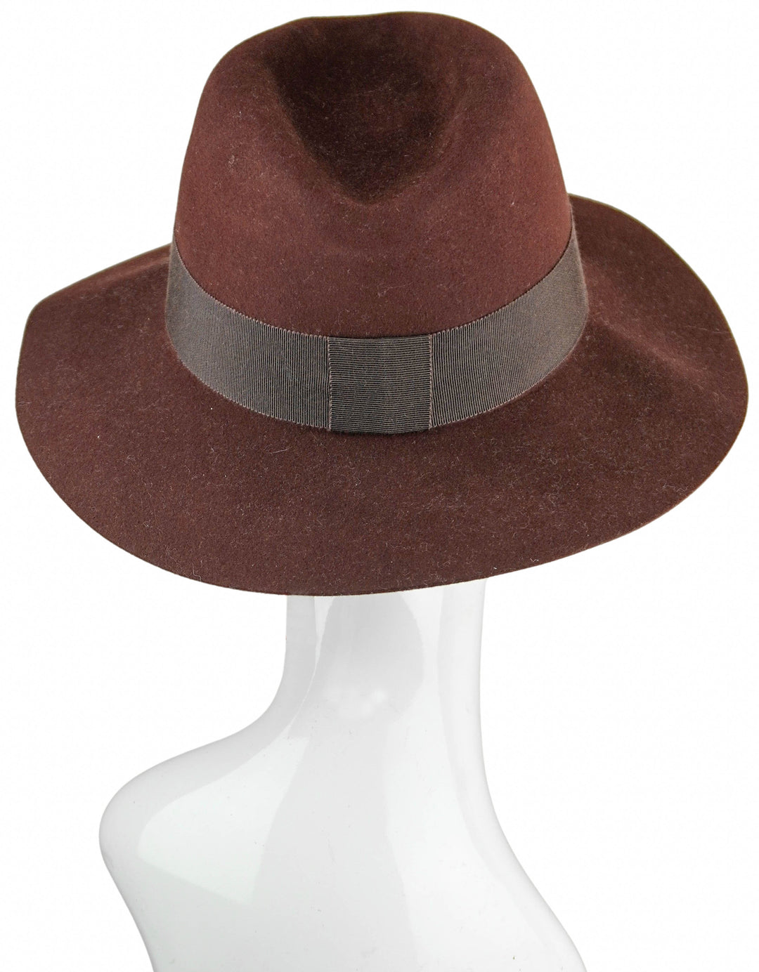 Maison Michel Wool Hat in Hickory - Discounts on Maison Michel at UAL