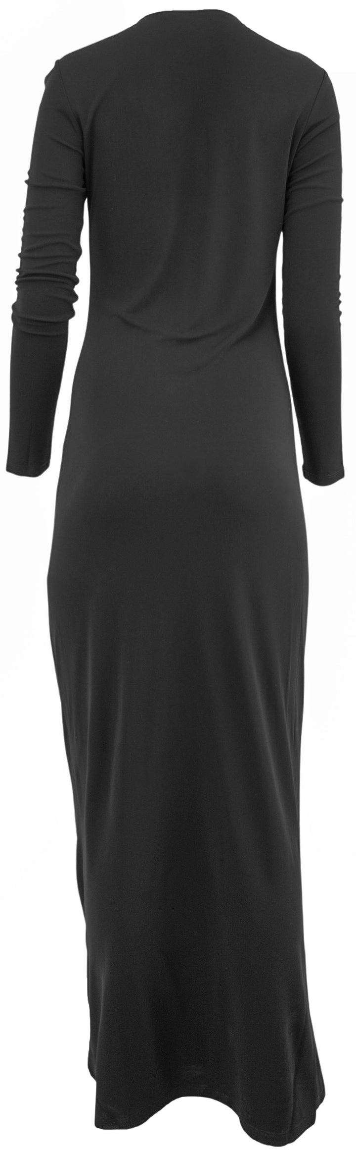 Zeynep Arcay Jersey Maxi Dress in Black - Discounts on Zeynep Arcay at UAL