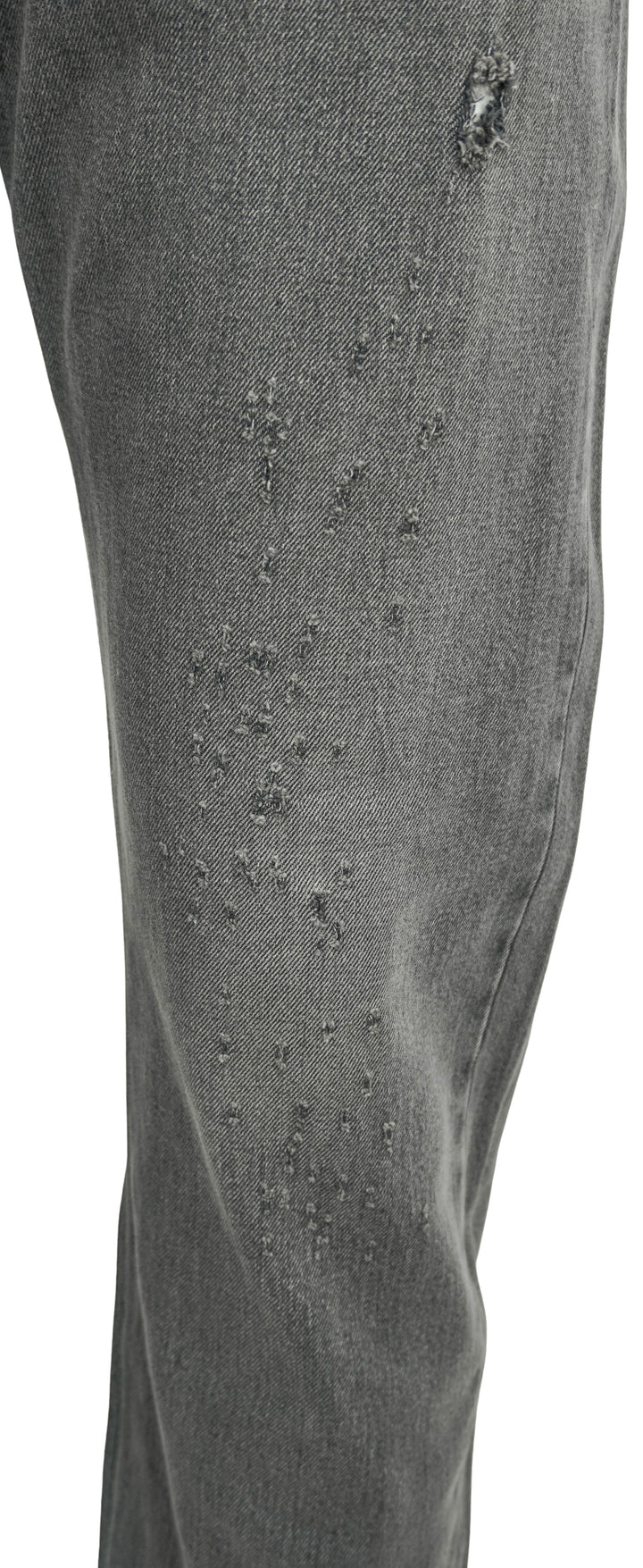 Givenchy Straight Fit Denim Trousers in Distressed Black - Discounts on Givenchy at UAL