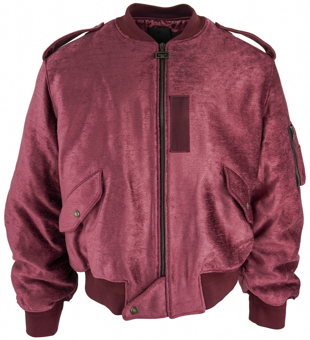 Givenchy Velvet Bomber Jacket in Old Pink - Discounts on Givenchy at UAL