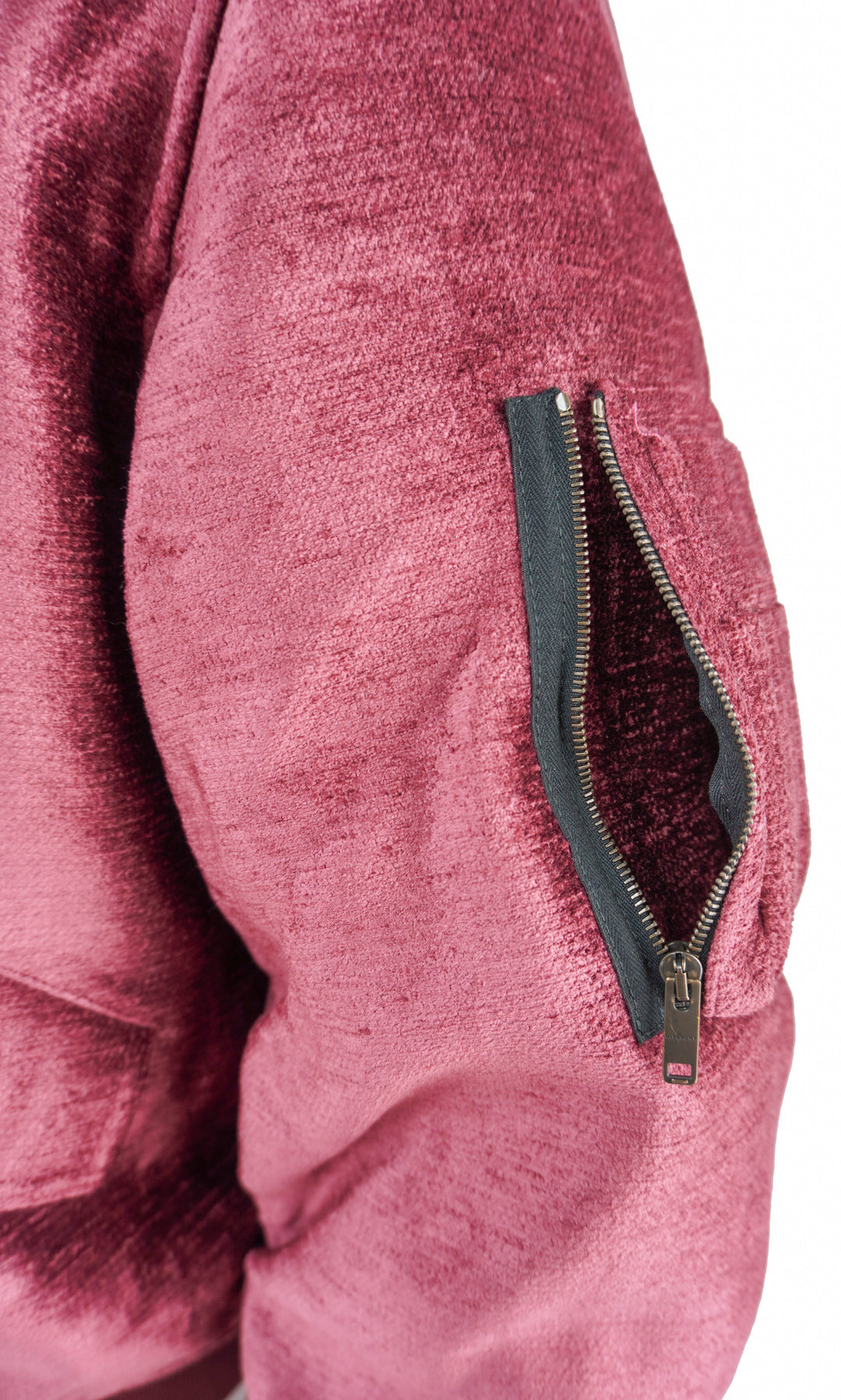 Givenchy Velvet Bomber Jacket in Old Pink - Discounts on Givenchy at UAL