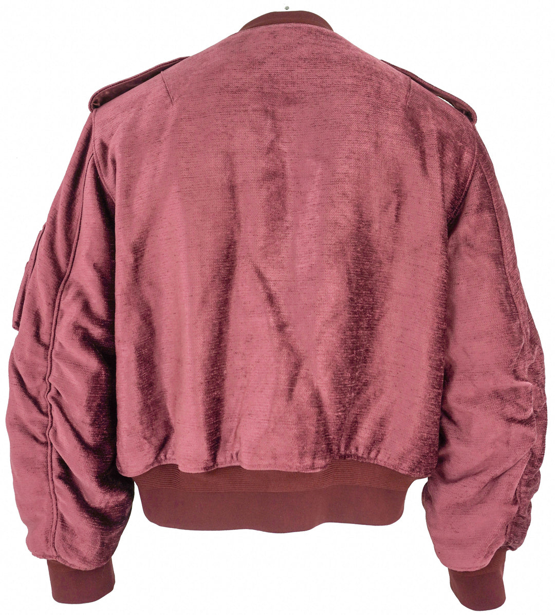 Givenchy Velvet Bomber Jacket in Old Pink - Discounts on Givenchy at UAL
