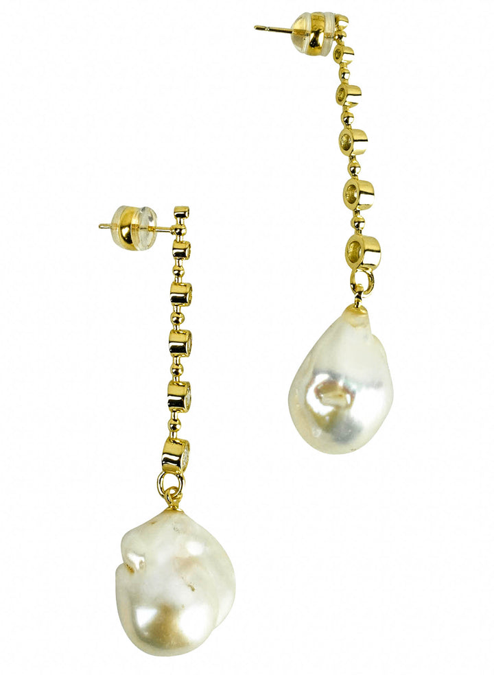 Shashi Baroque Pearl Drop Earrings - Discounts on Shashi at UAL