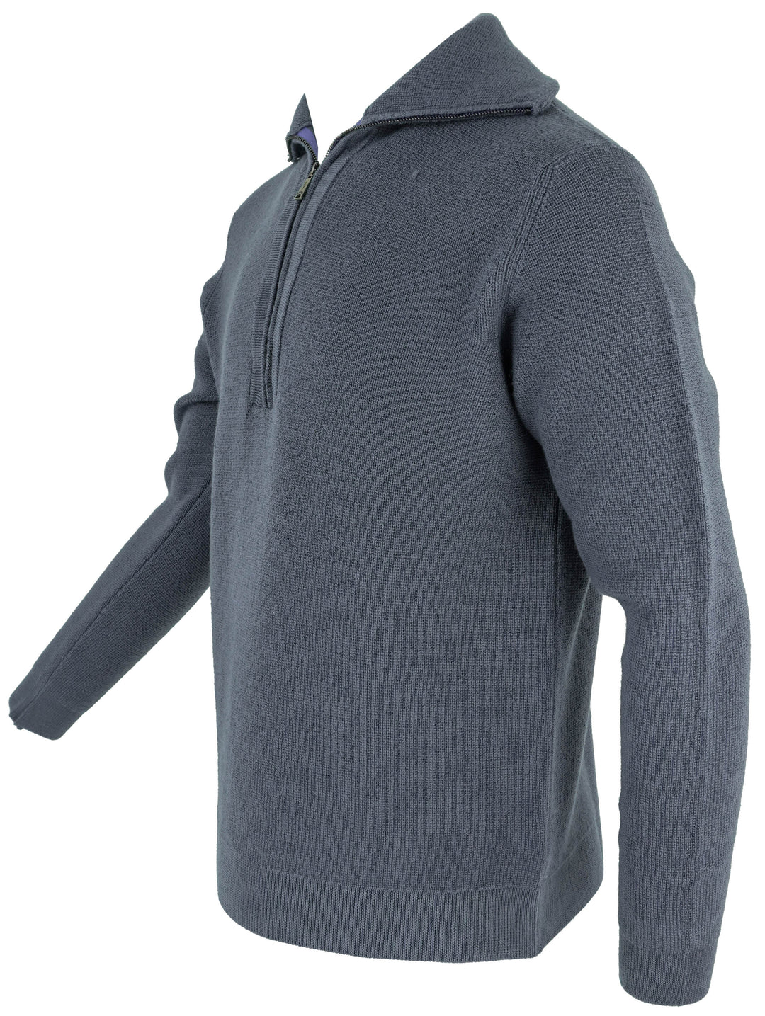Crossley Half-Zip Sweater in Blue - Discounts on Crossley at UAL