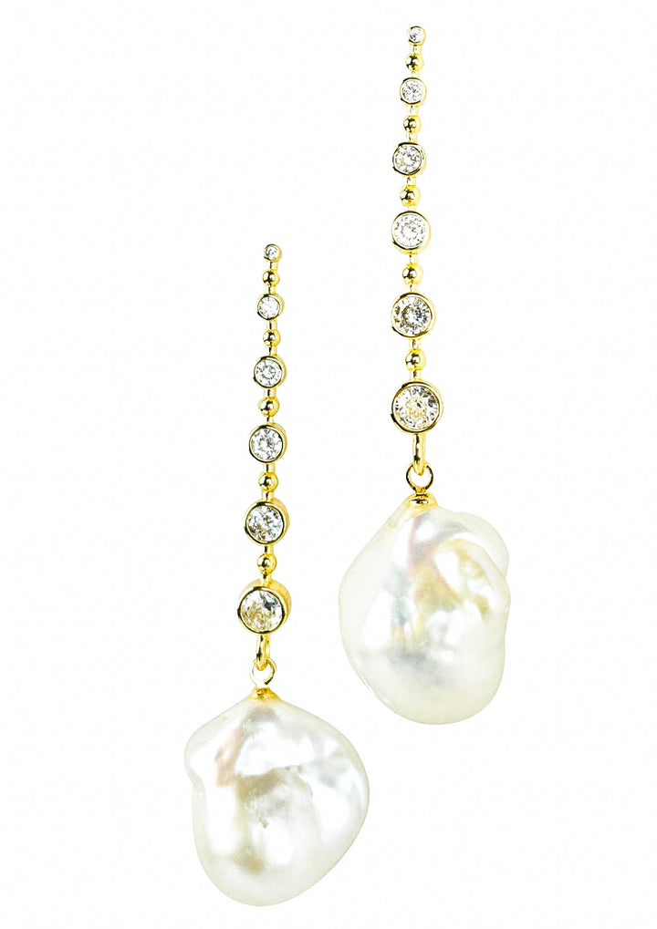 Shashi Baroque Pearl Drop Earrings - Discounts on Shashi at UAL