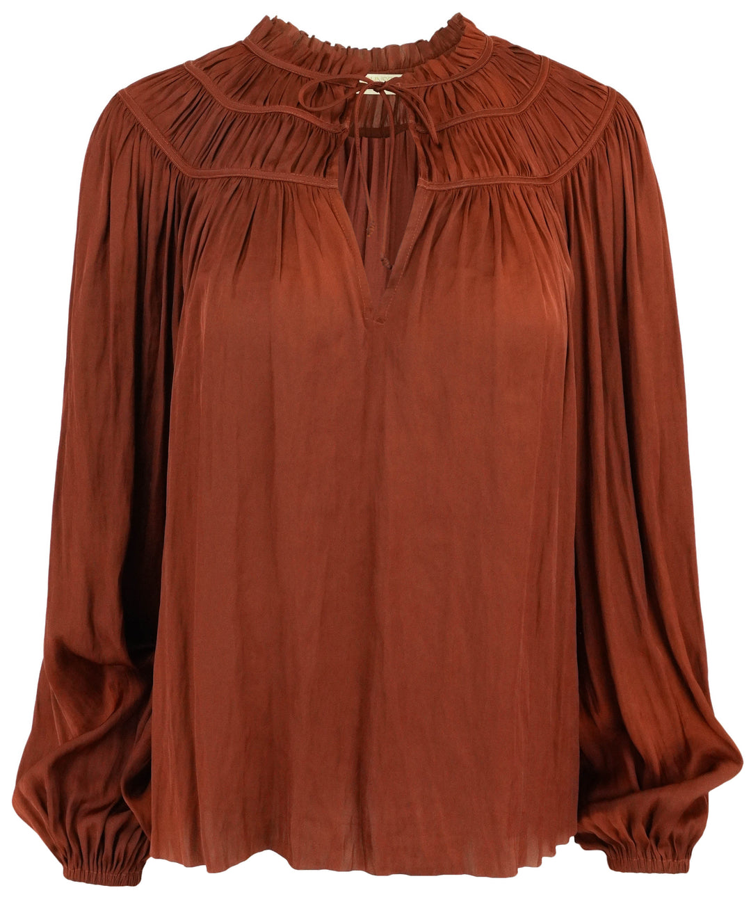 Ulla Johnson Mia Blouse in Claret - Discounts on Ulla Johnson at UAL