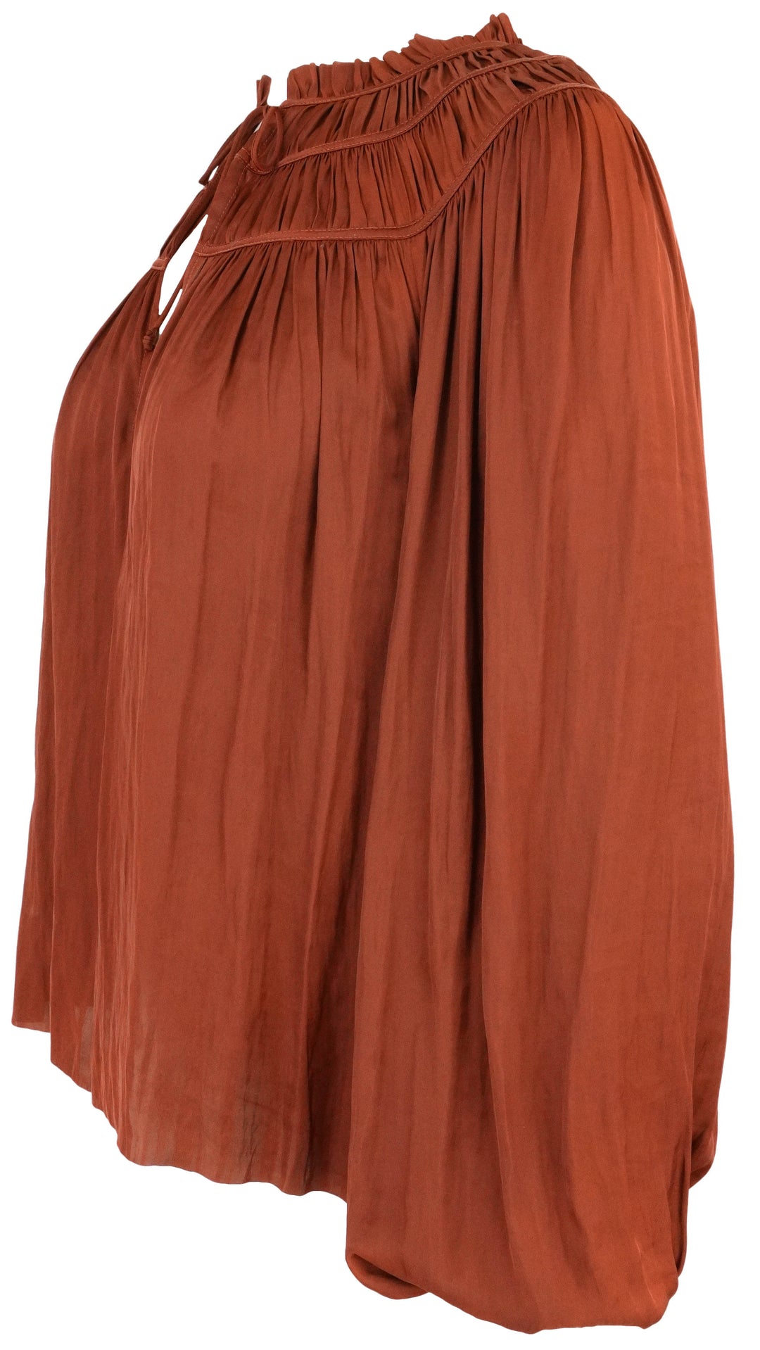 Ulla Johnson Mia Blouse in Claret - Discounts on Ulla Johnson at UAL