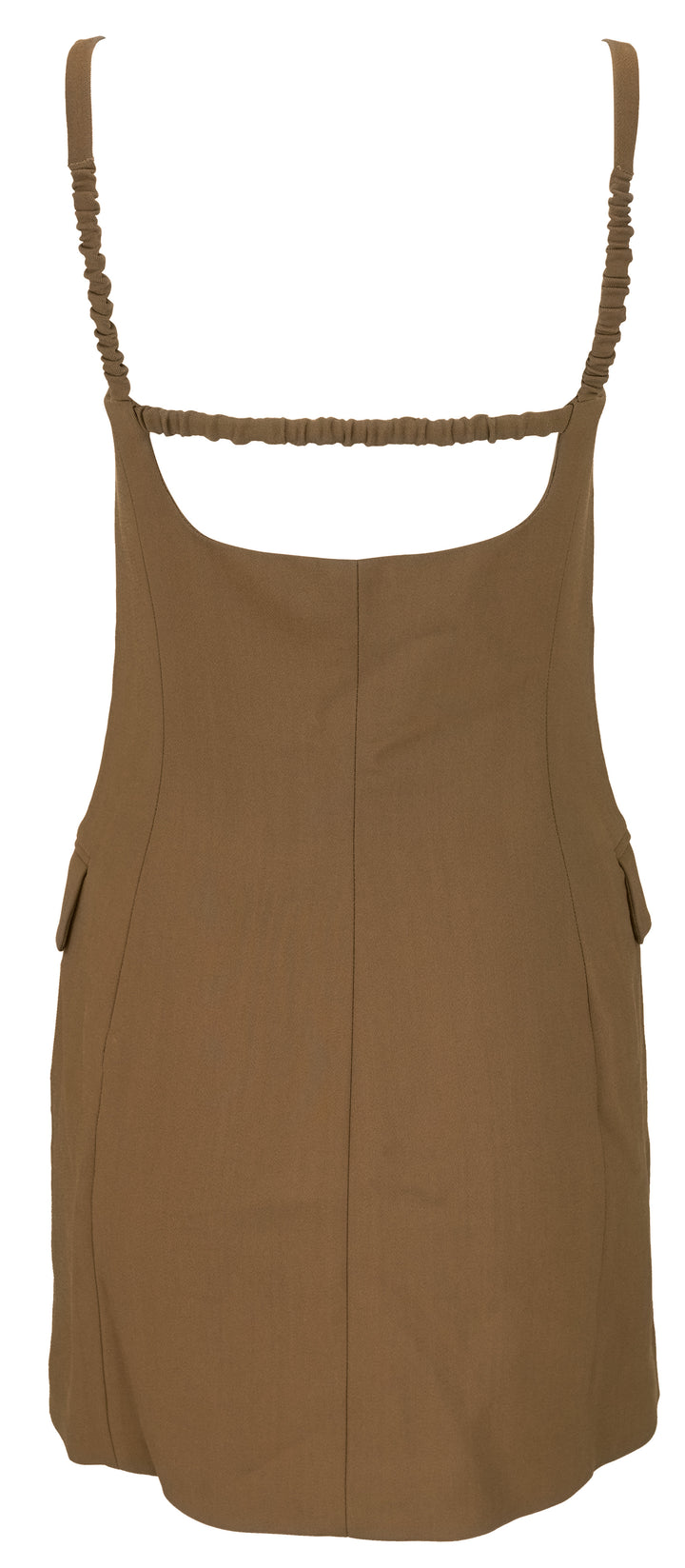 Nanushka Peitho Tailored Mini Dress in Brown