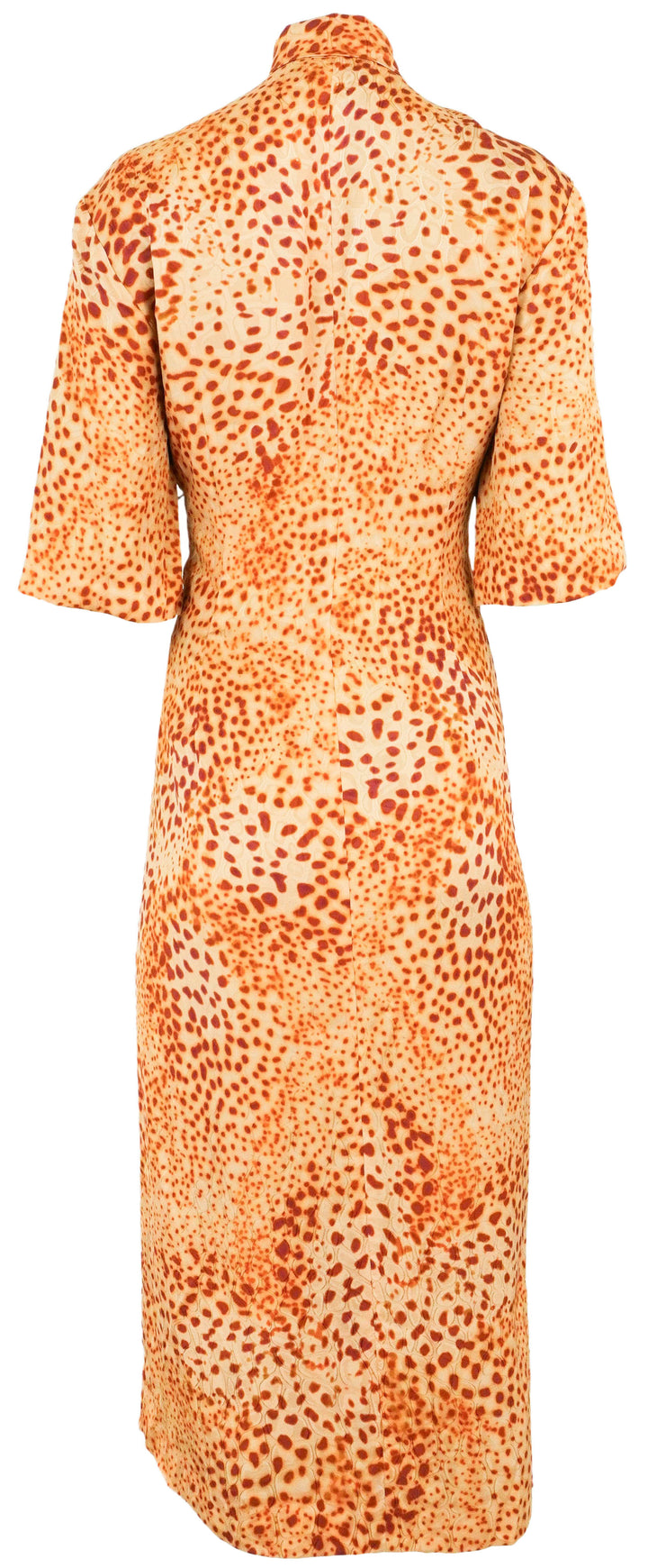 Dries Van Noten Danice Dress in Rust - Discounts on Dries Van Noten at UAL