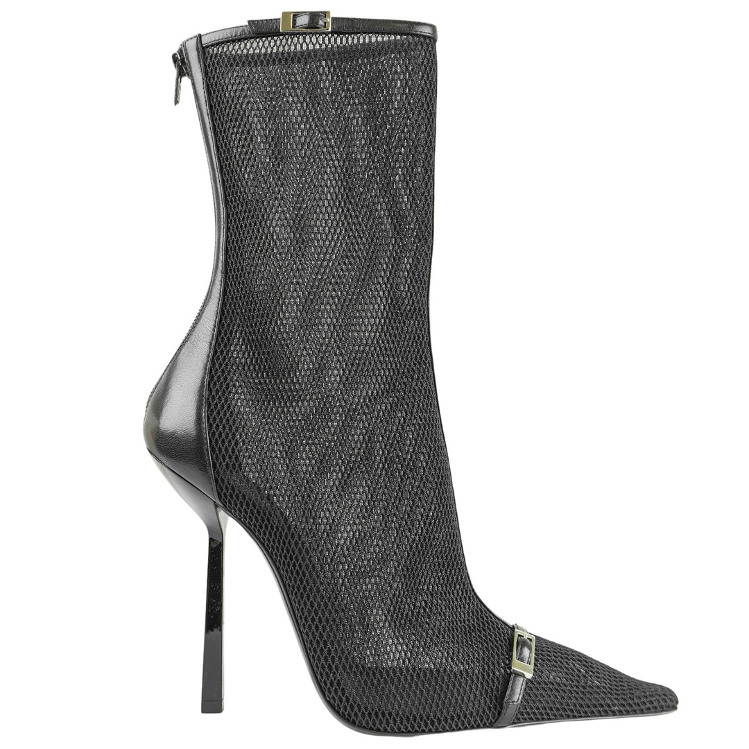 Saint Laurent Okalis Bootie in Black - Discounts on Saint Laurent at UAL