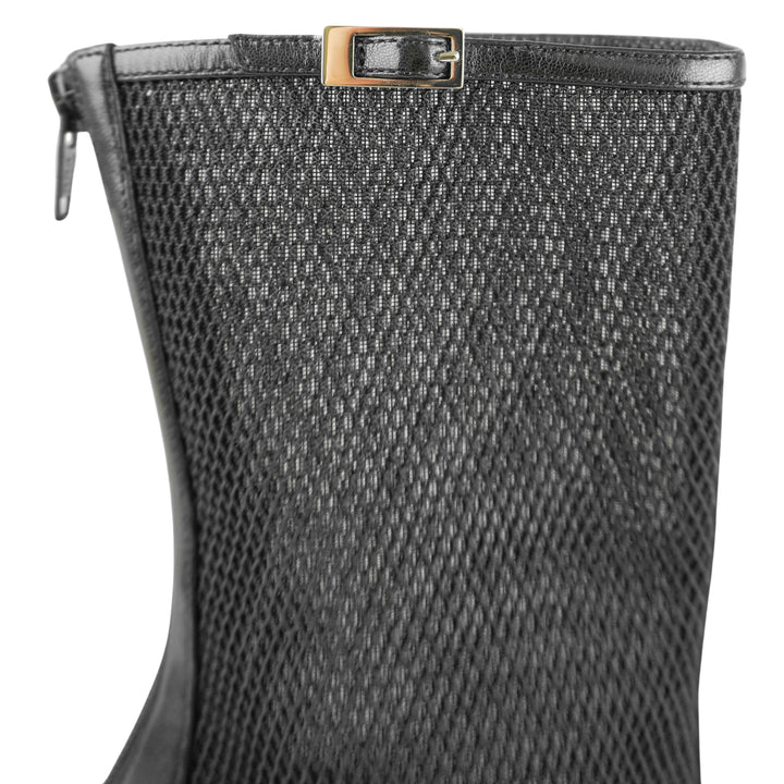 Saint Laurent Okalis Bootie in Black - Discounts on Saint Laurent at UAL