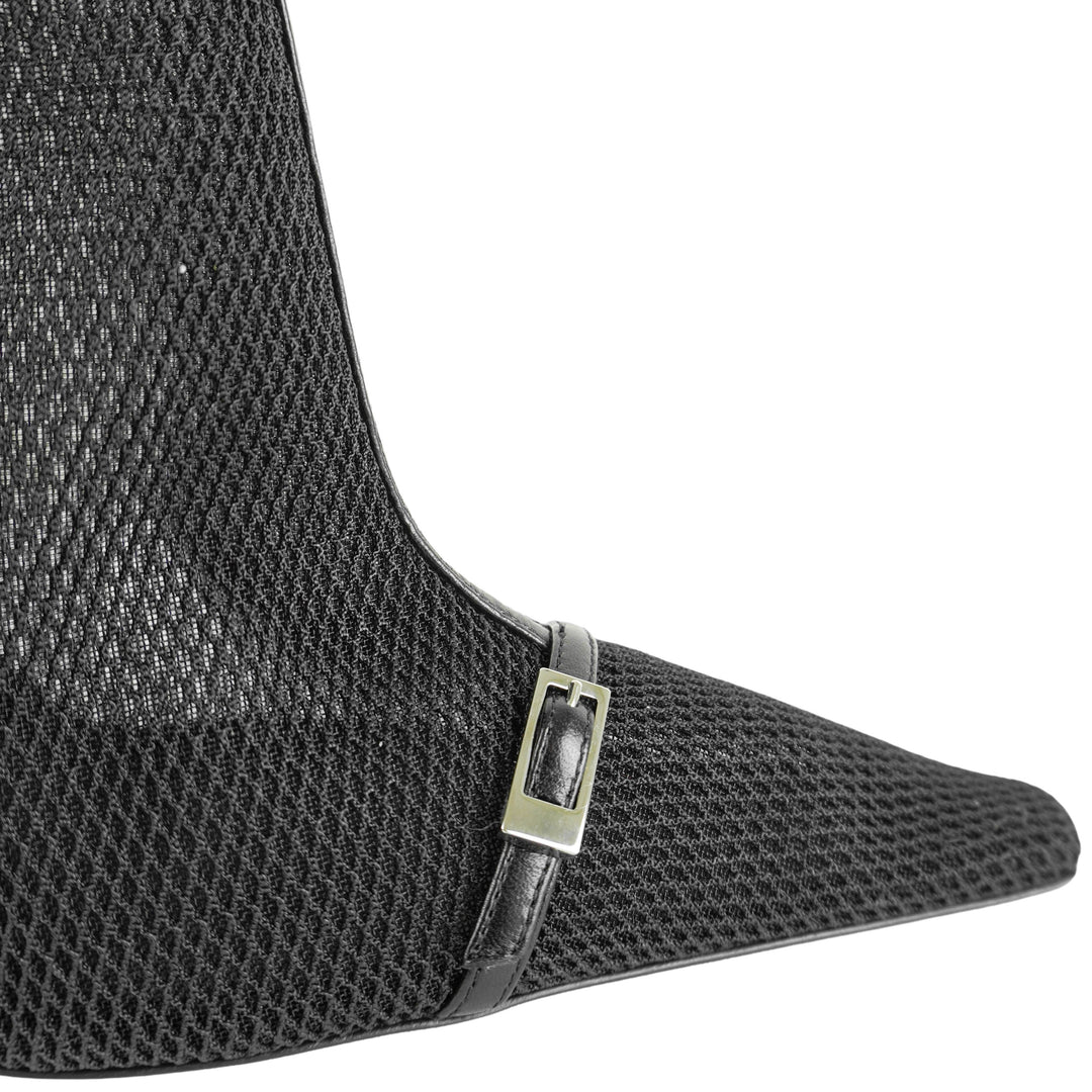 Saint Laurent Okalis Bootie in Black - Discounts on Saint Laurent at UAL