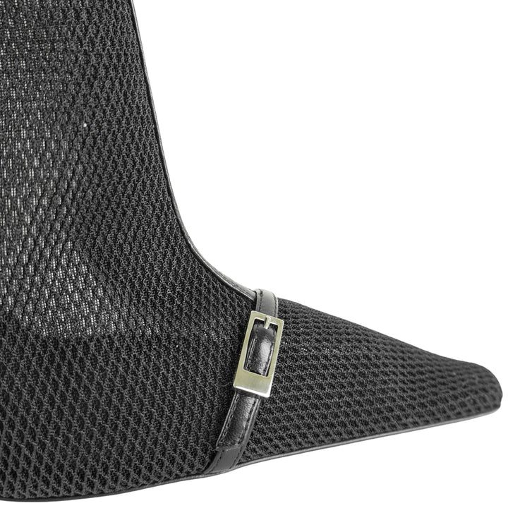 Saint Laurent Okalis Bootie in Black - Discounts on Saint Laurent at UAL