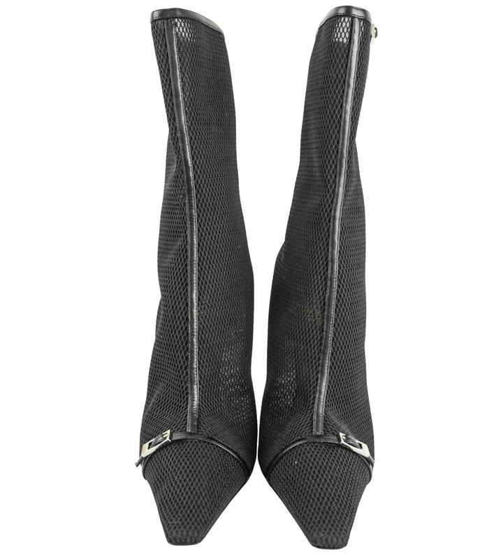 Saint Laurent Okalis Bootie in Black - Discounts on Saint Laurent at UAL