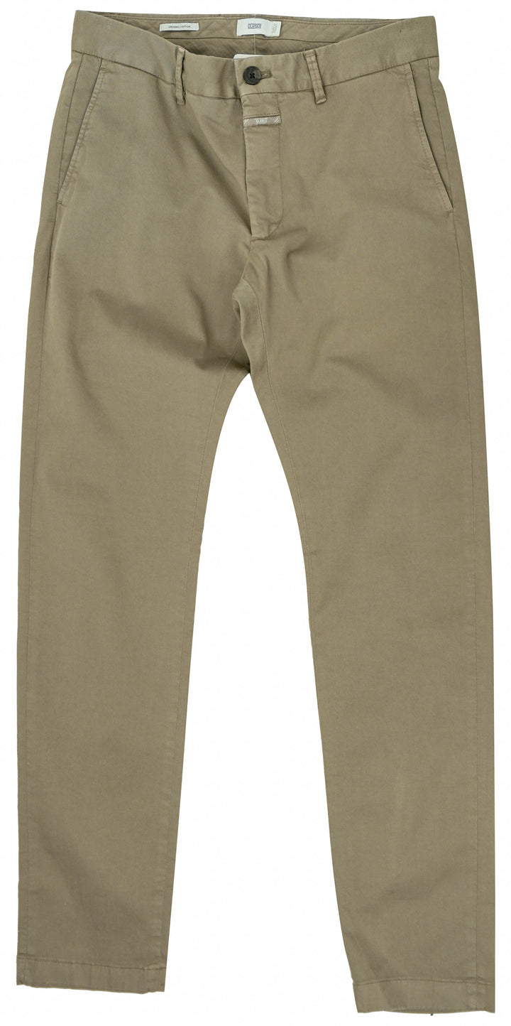 CLOSED Clifton Slim Pants in Khaki - Discounts on CLOSED at UAL