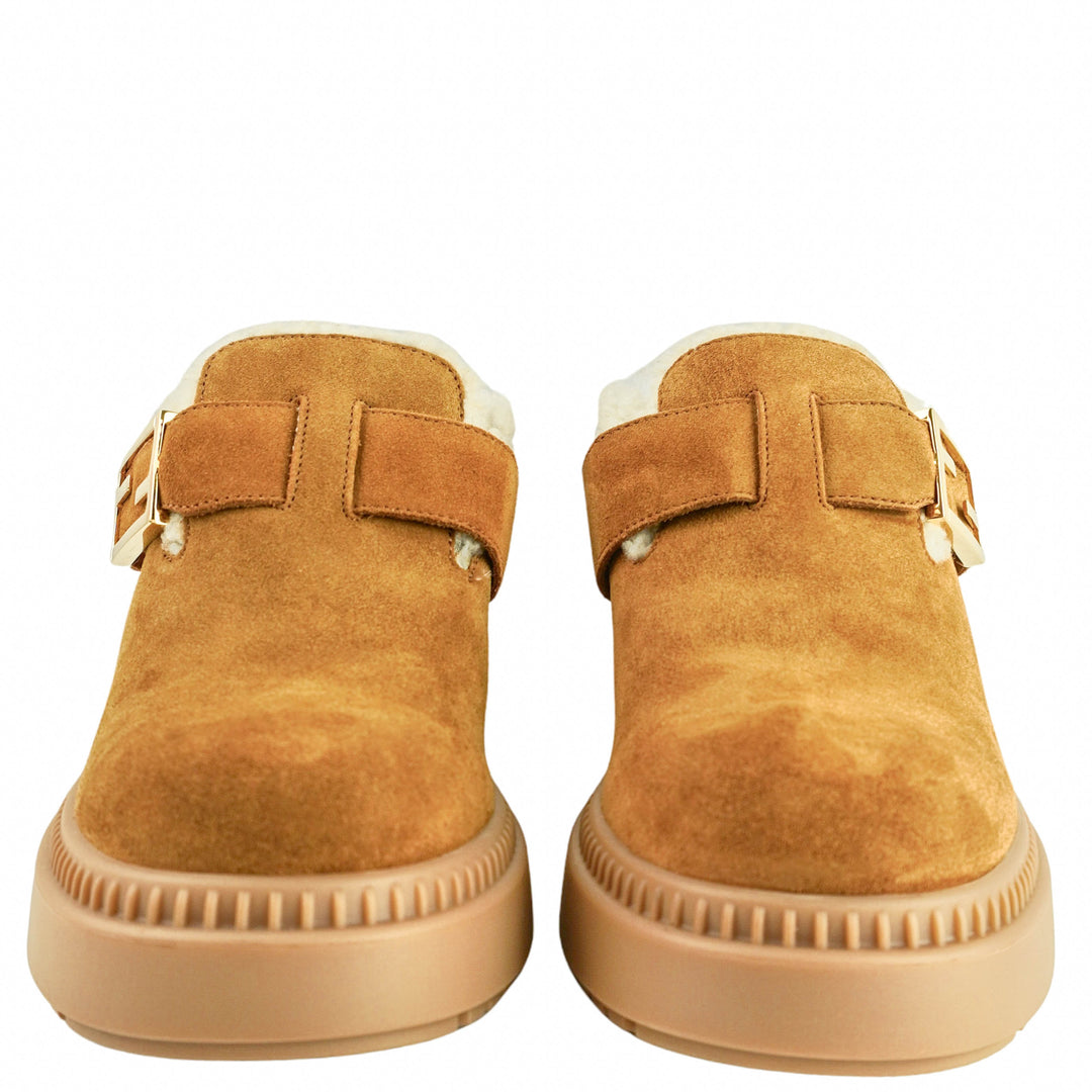Fendi Feel Sabot Clog in Carmello - Discounts on Fendi at UAL