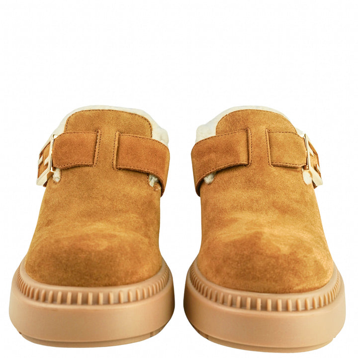 Fendi Feel Sabot Clog in Carmello - Discounts on Fendi at UAL