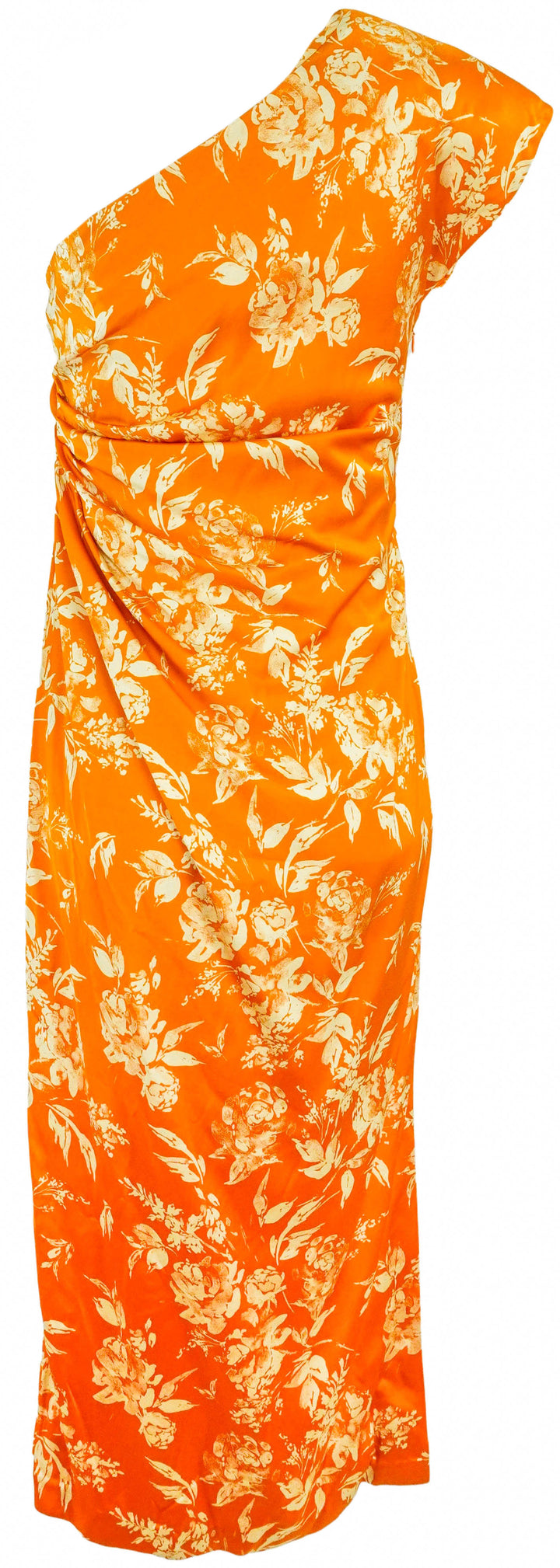 Rosie Assoulin Pad Me On Shoulder Dress in Paintbrush Printed - Discounts on Rosie Assoulin at UAL