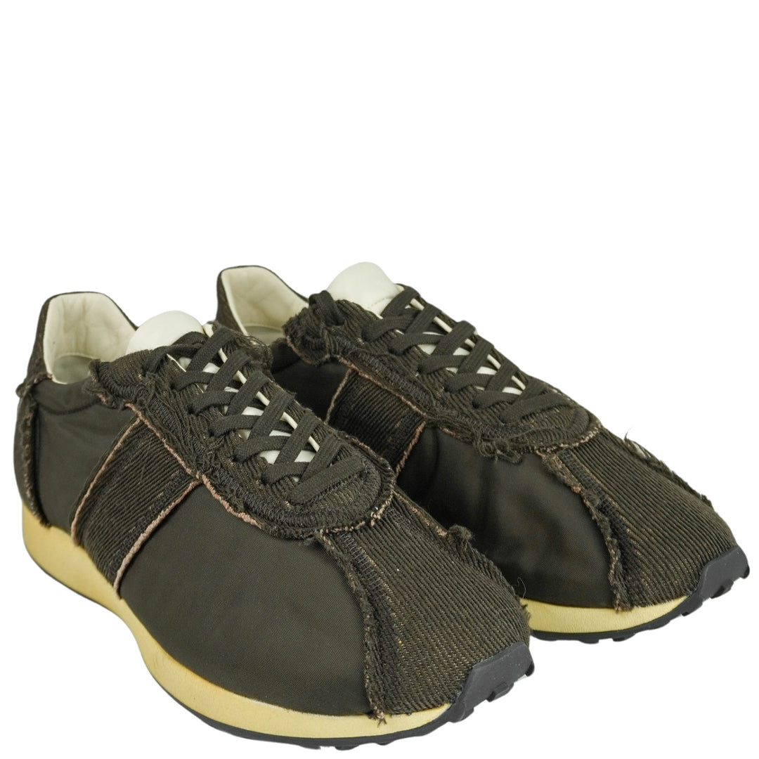 The Row Mica Sneakers in Brown and Cream - Discounts on The Row at UAL