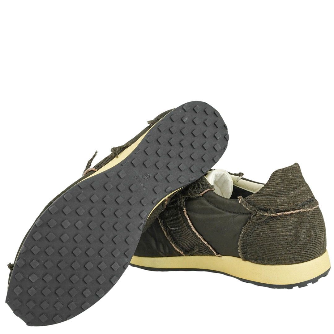 The Row Mica Sneakers in Brown and Cream - Discounts on The Row at UAL