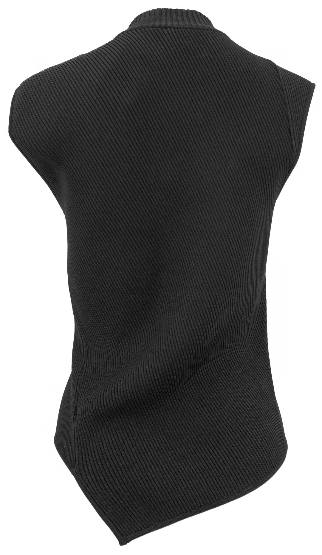 Totême Asymmetric Knit Top in Black - Discounts on Totême at UAL