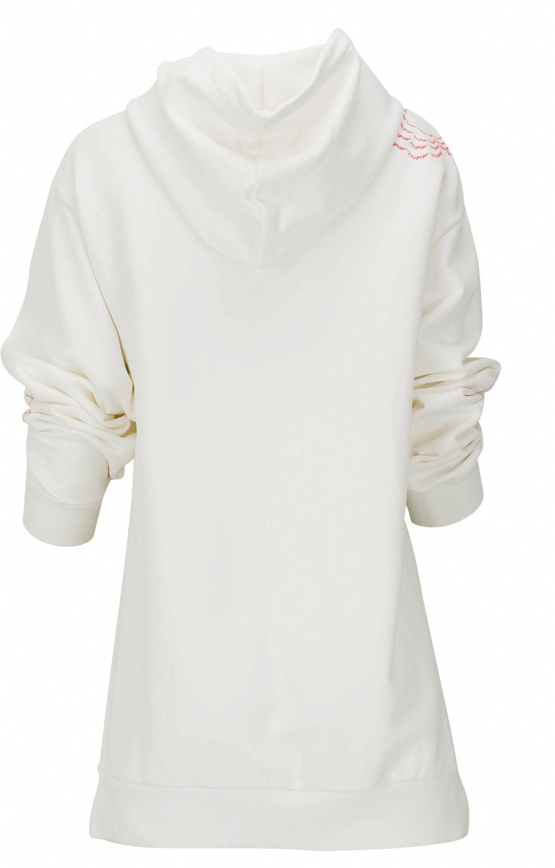 Marni Poppy Flowers Hooded Sweatshirt in Natural White - Discounts on Marni at UAL