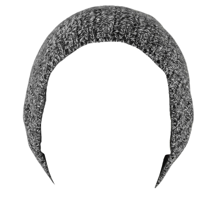 Barrie Cashmere Beanie in Black and White