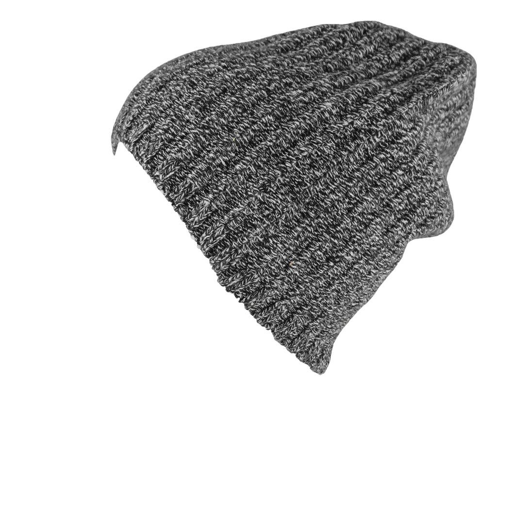 Barrie Cashmere Beanie in Black and White