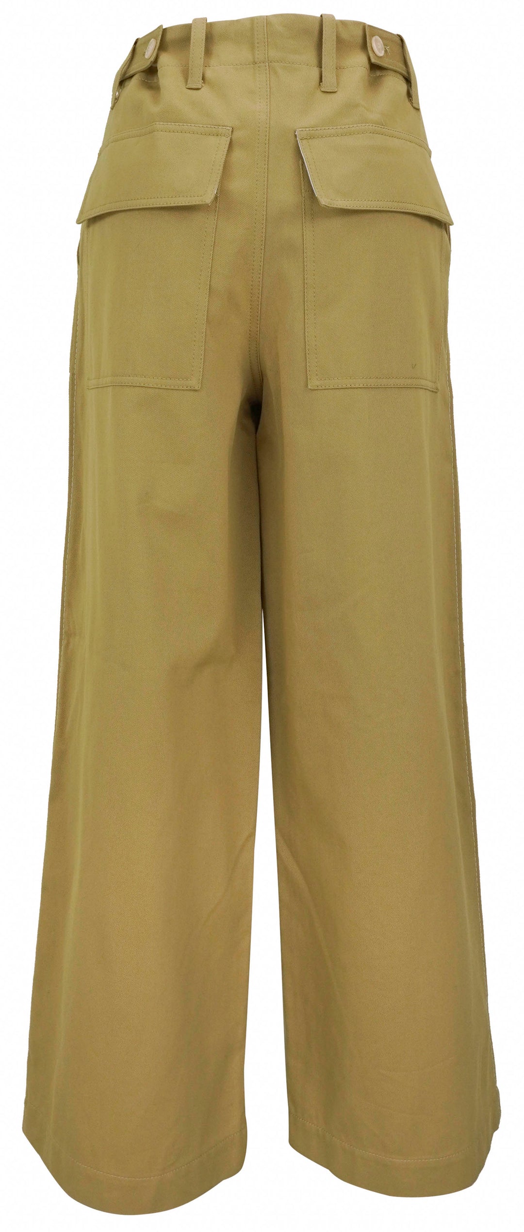 Marni Embroidered Wide Leg Trousers in Cement - Discounts on Marni at UAL