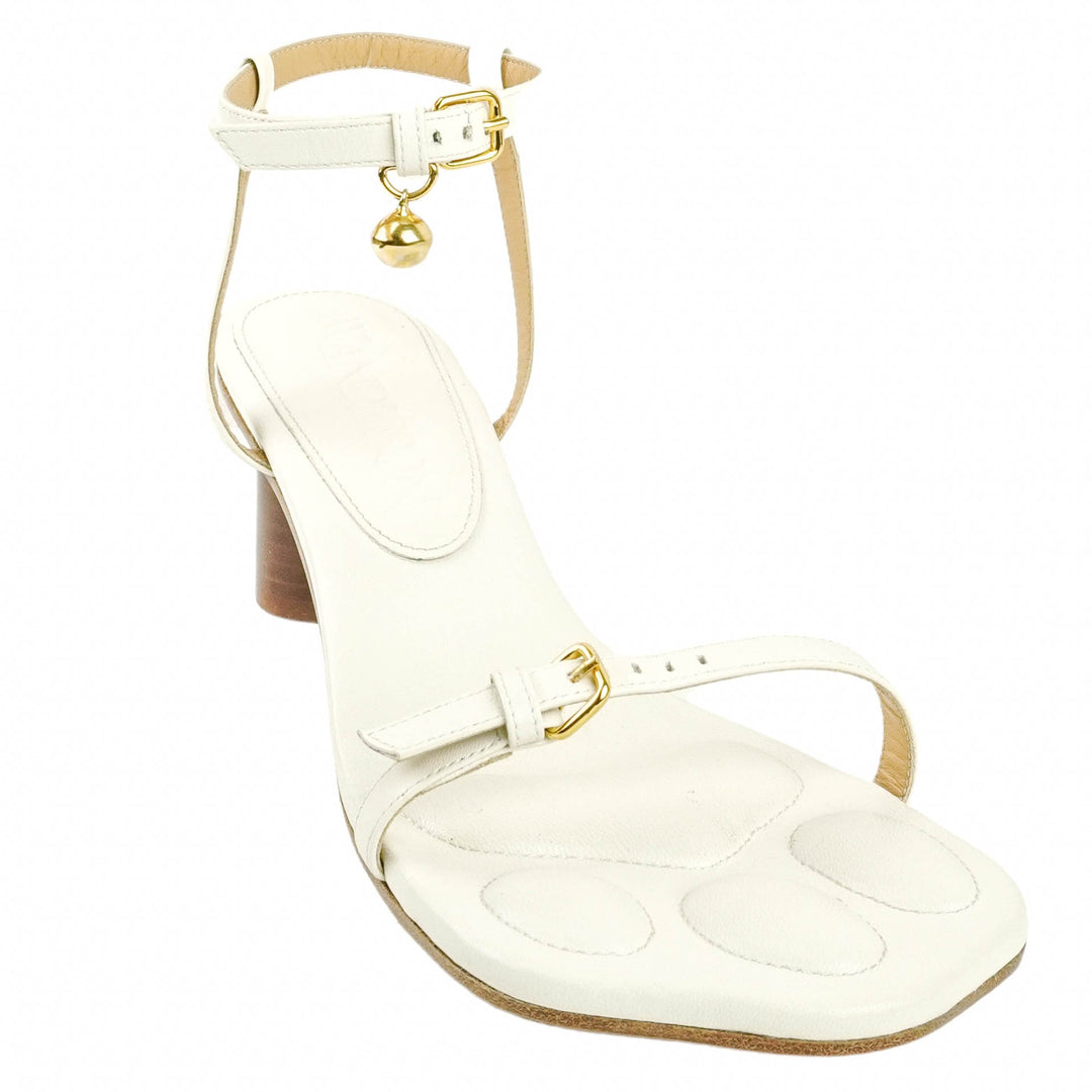 JW Anderson Paw Sandals in Cream - Discounts on JW Anderson at UAL