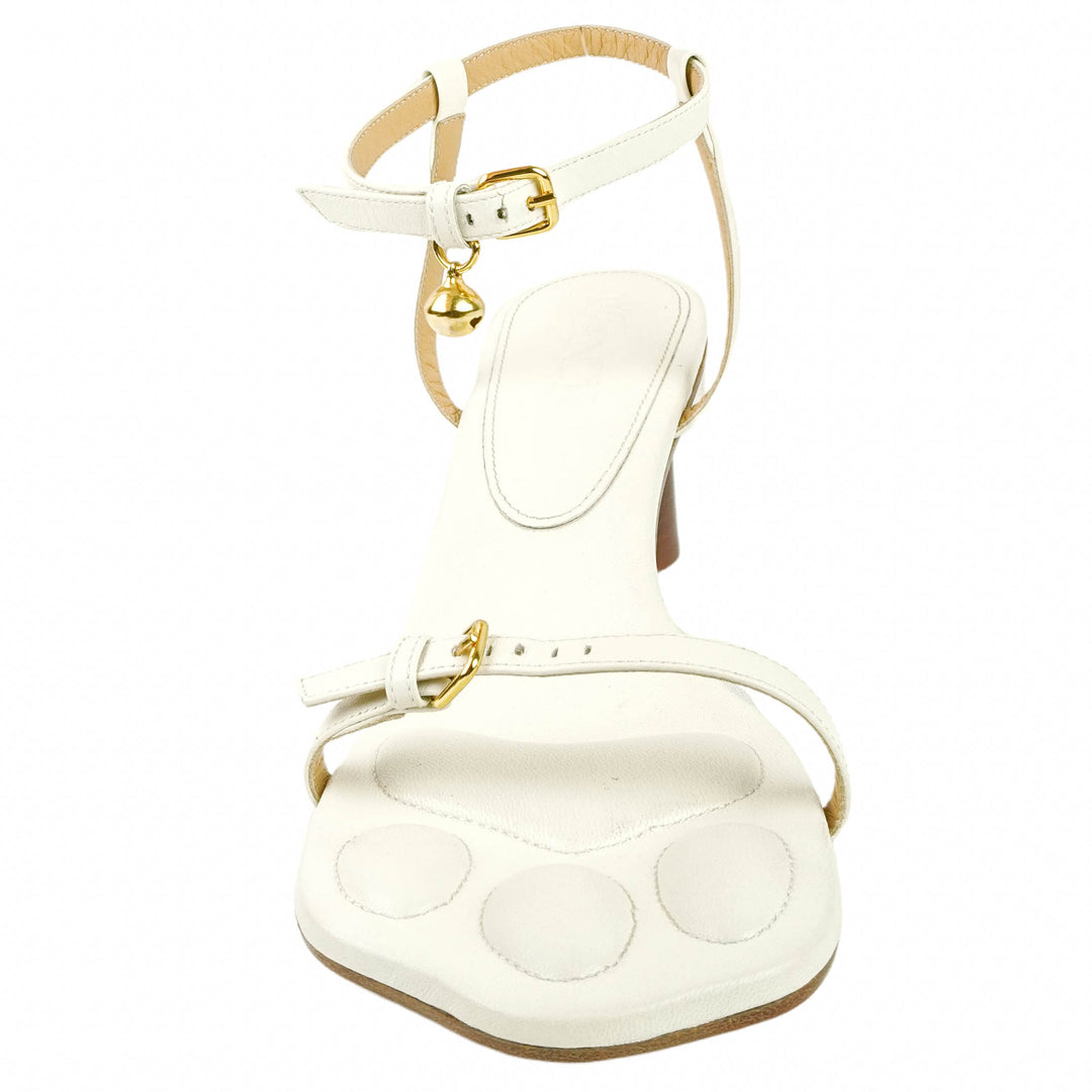 JW Anderson Paw Sandals in Cream - Discounts on JW Anderson at UAL
