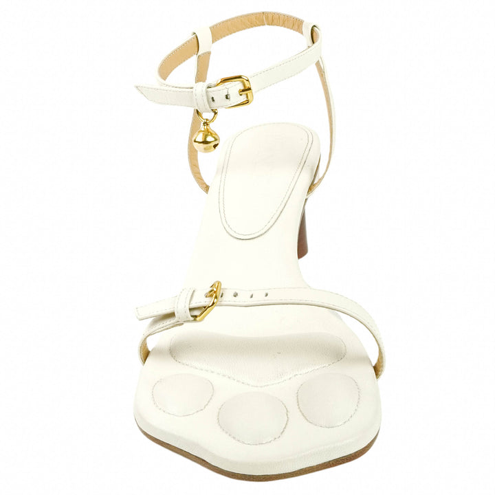 JW Anderson Paw Sandals in Cream - Discounts on JW Anderson at UAL