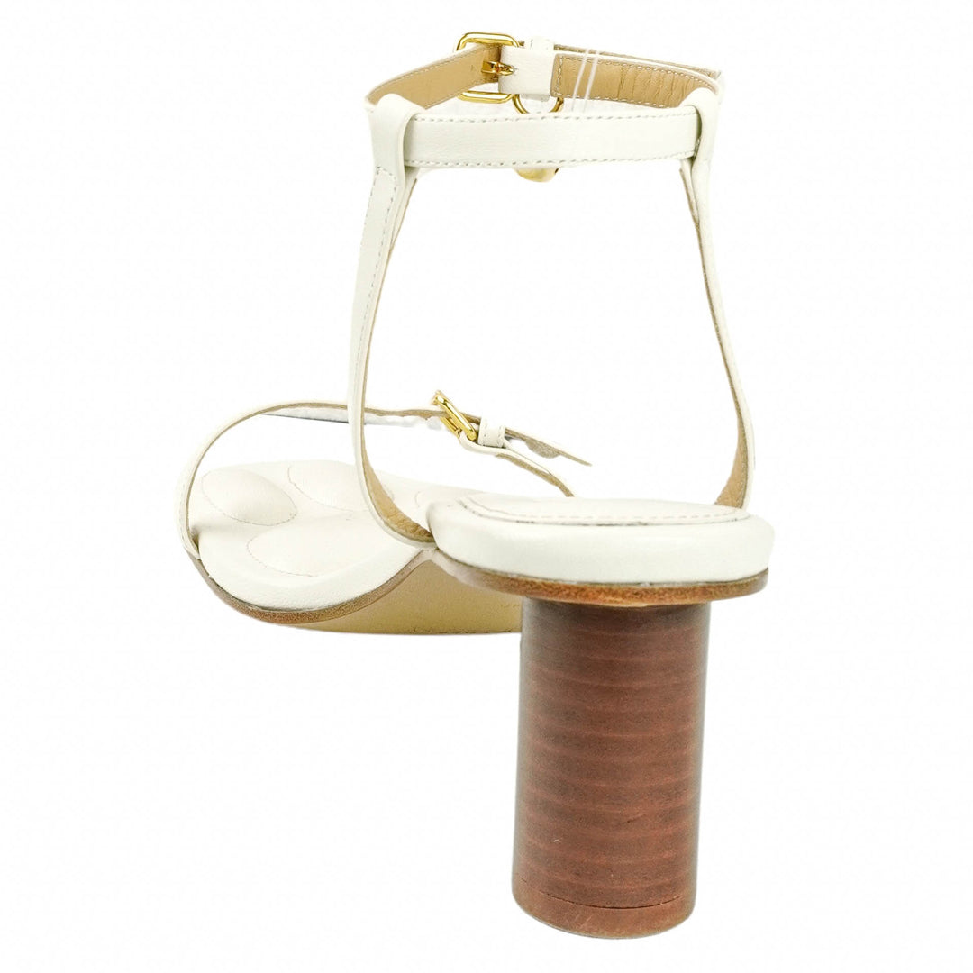 JW Anderson Paw Sandals in Cream - Discounts on JW Anderson at UAL